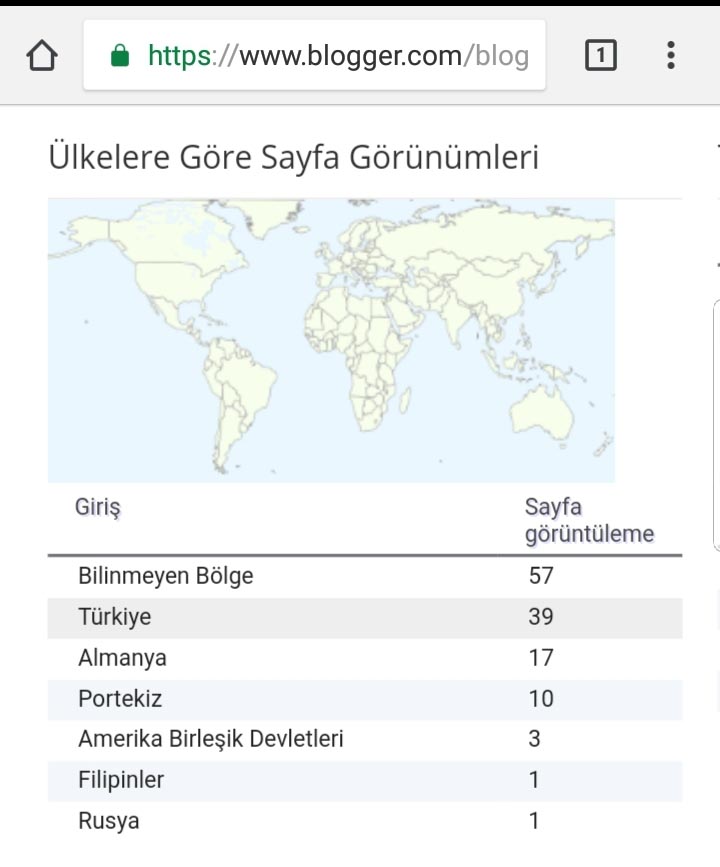 Fesleğen Kokusu Blog İstatistiği